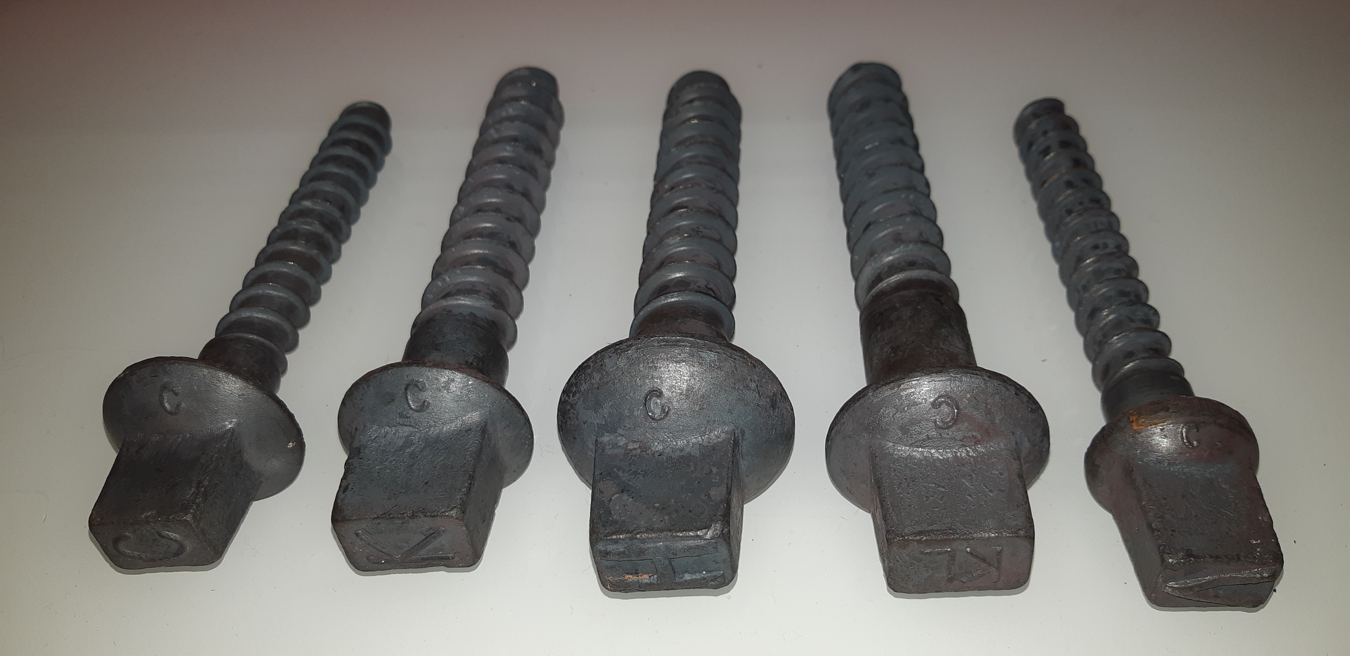 sleeper screws C, K, H, KL and V